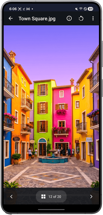 File open in File Viewer for Android